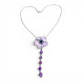 Violet rain – handgjort halsband med ametist
